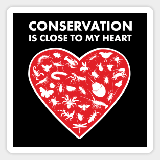 Arthropods Conservation Heart Magnet